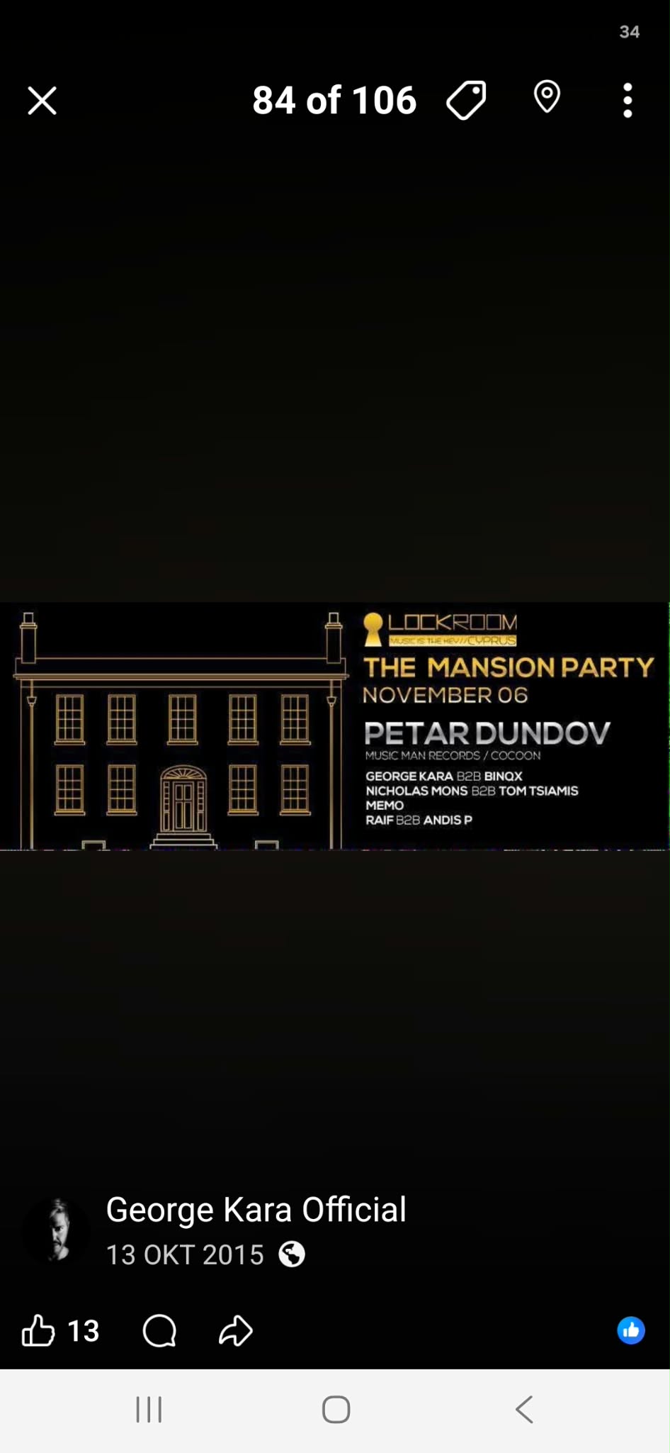 LockRoom · The Mansion Party — Petar Dundov · George Kara B2B Binqx